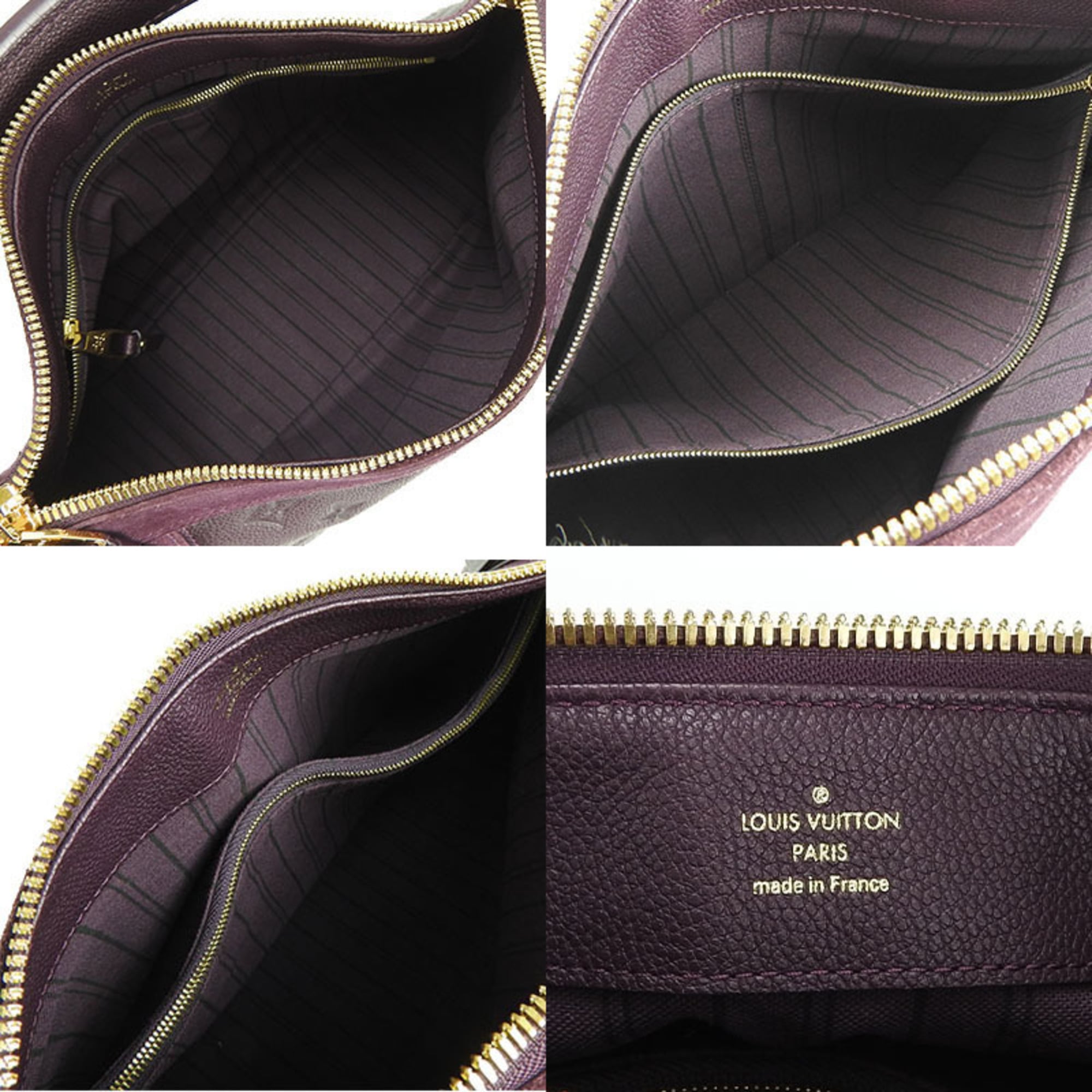 Louis Vuitton Monogram Empreinte Purple Monogram Empreinte Handbag Shoulder Bag