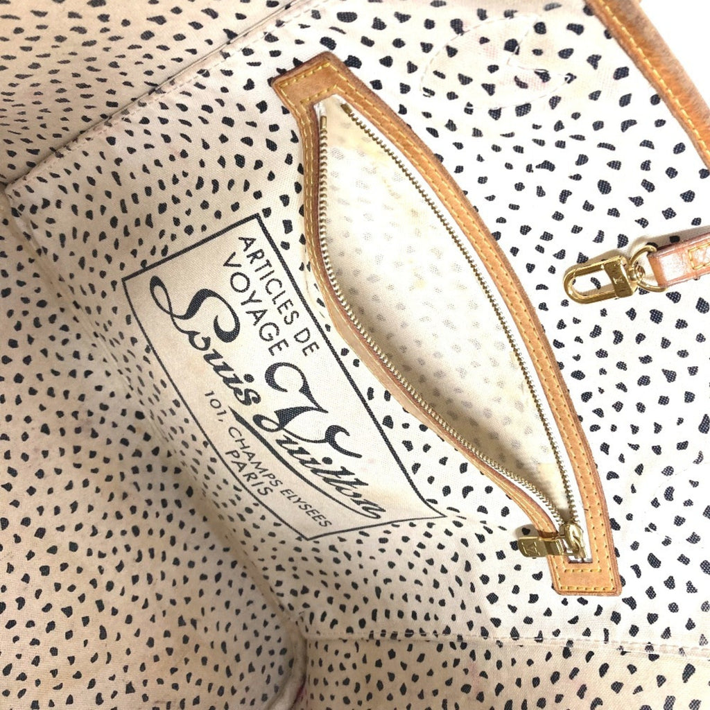Louis Vuitton Brown Monogram White Monogram Shoulder Bag Tote Bag