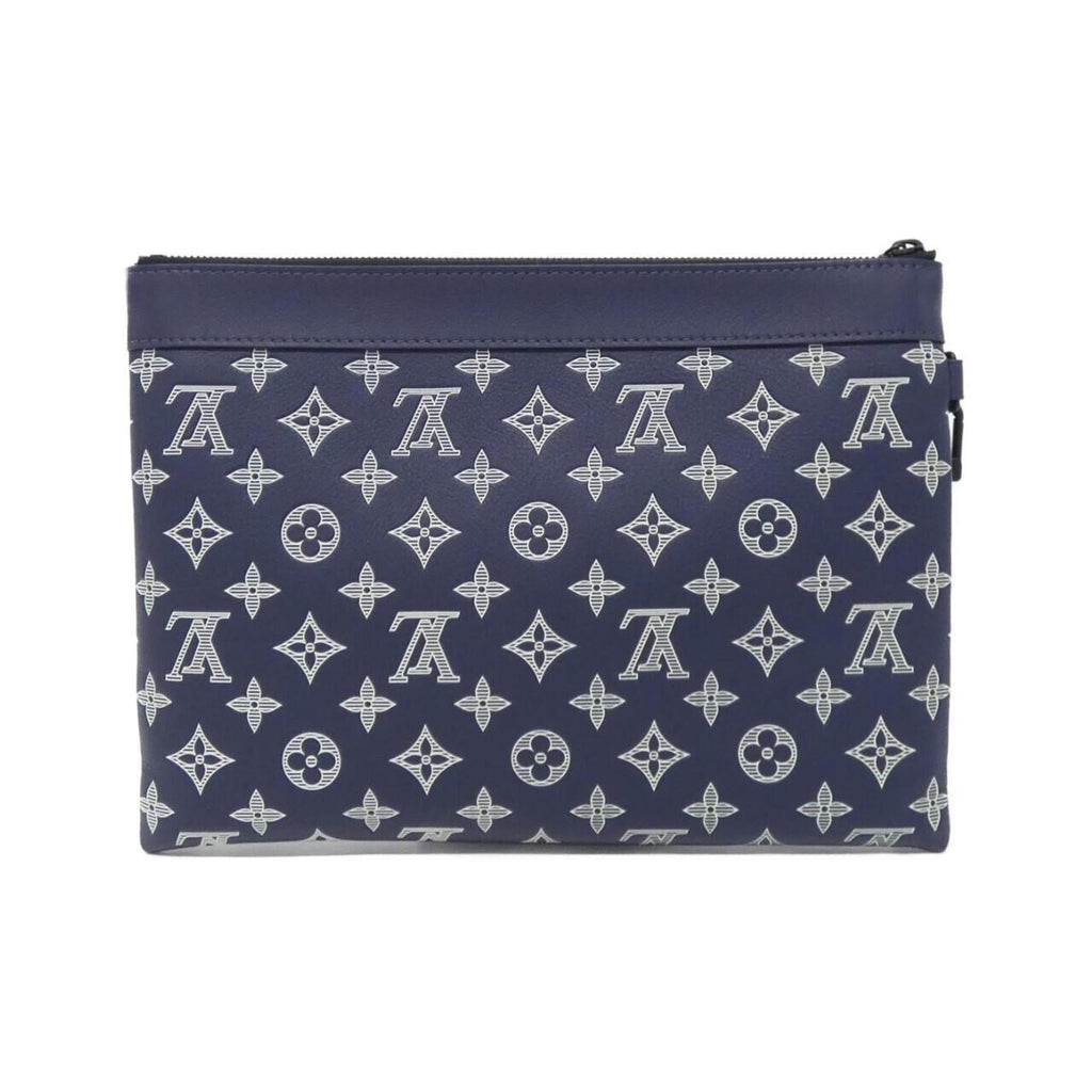 Louis Vuitton Navy Leather Handbag