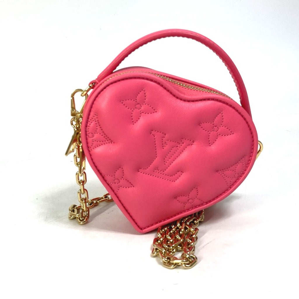 Louis Vuitton Pink Leather Handbag Shoulder Bag