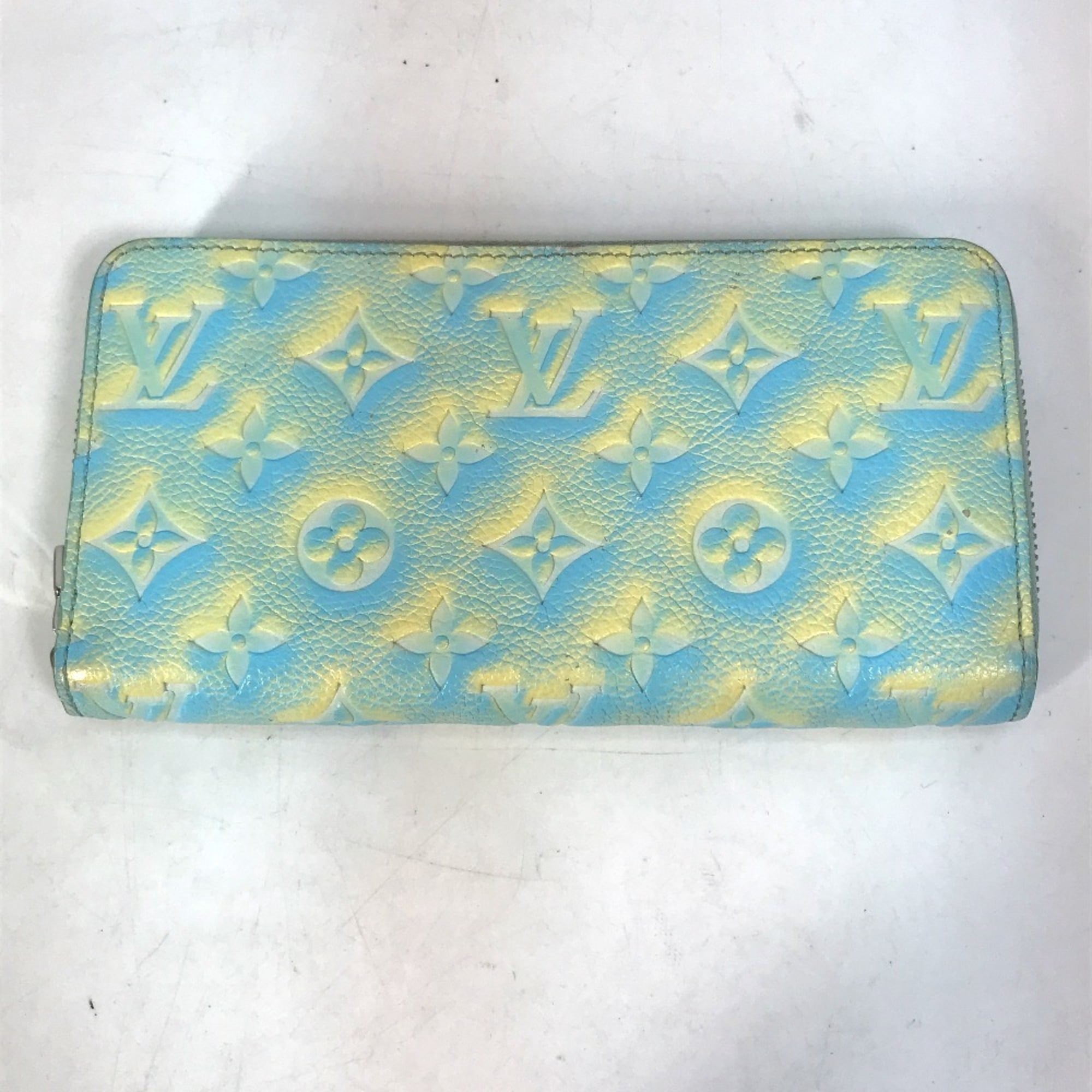 Louis Vuitton Monogram Empreinte Vert Yellow Monogram Empreinte Long Wallet