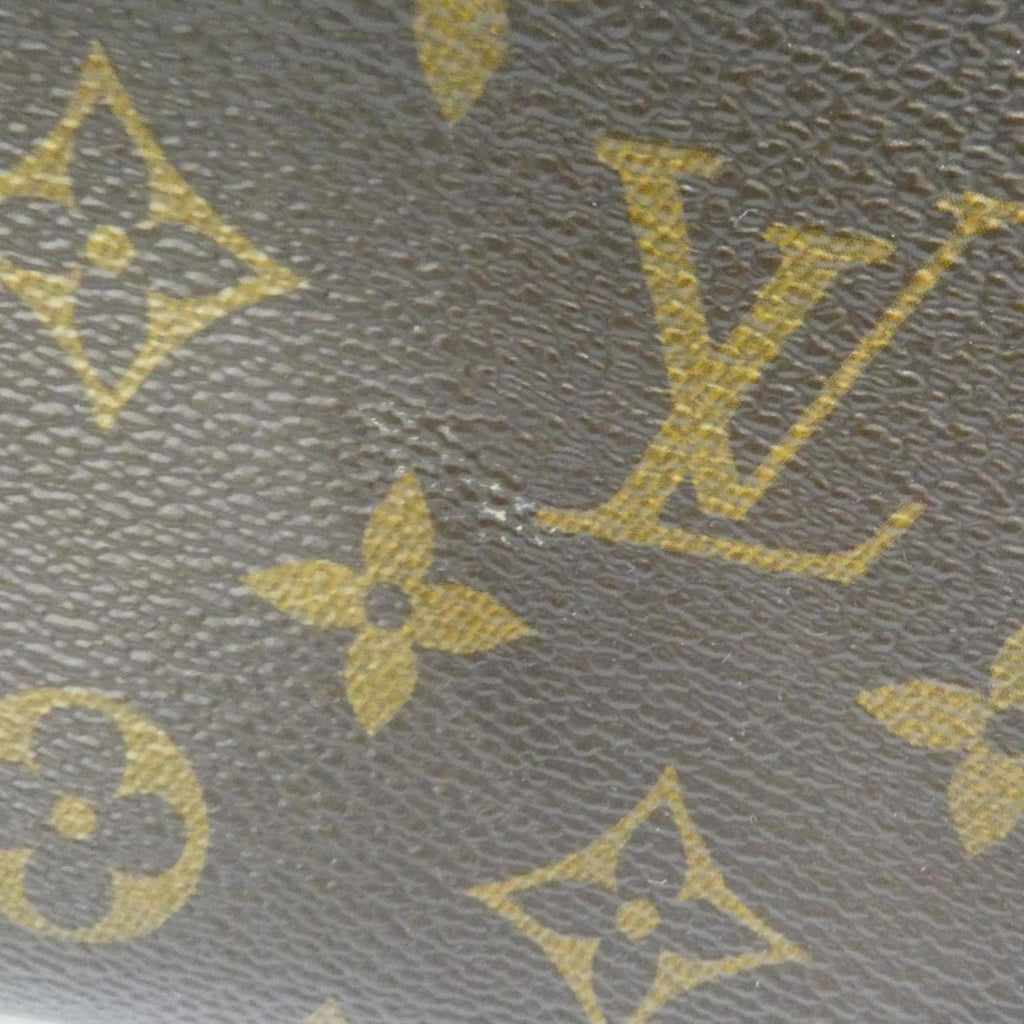 Louis Vuitton Brown Dark Brown Coated Canvas Shoulder Bag