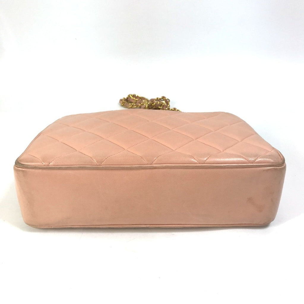 Chanel Pink Leather Shoulder Bag