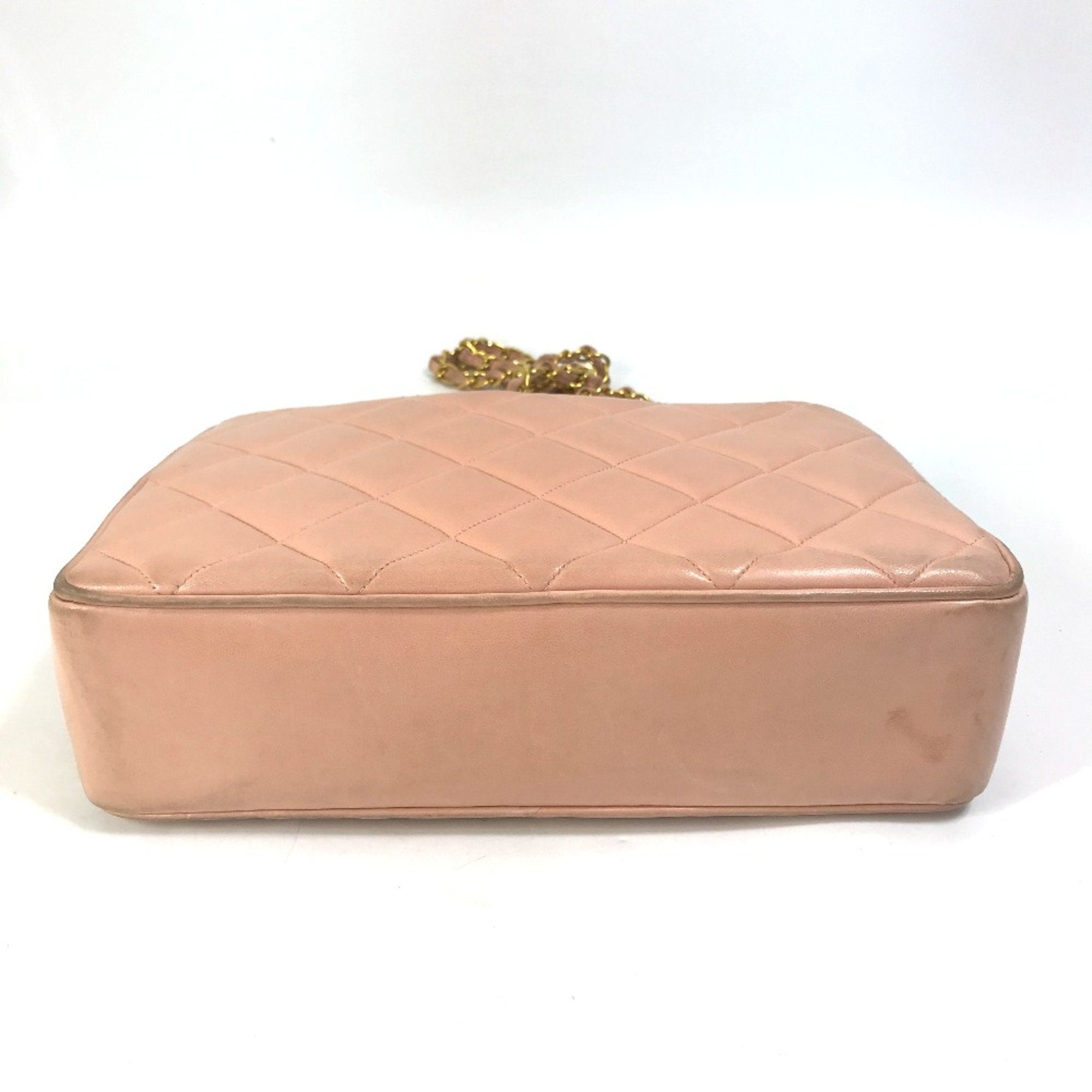 Chanel Pink Leather Shoulder Bag