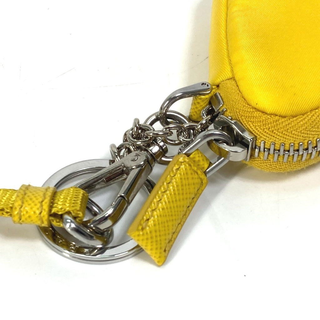 Prada Yellow Nylon Pouch