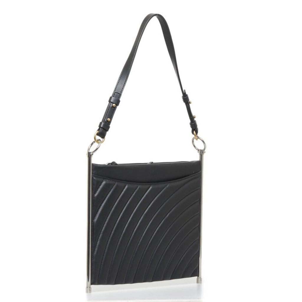 Chloé Ethel Black Khaki Handbag Shoulder Bag Tote Bag (Pre-Owned)