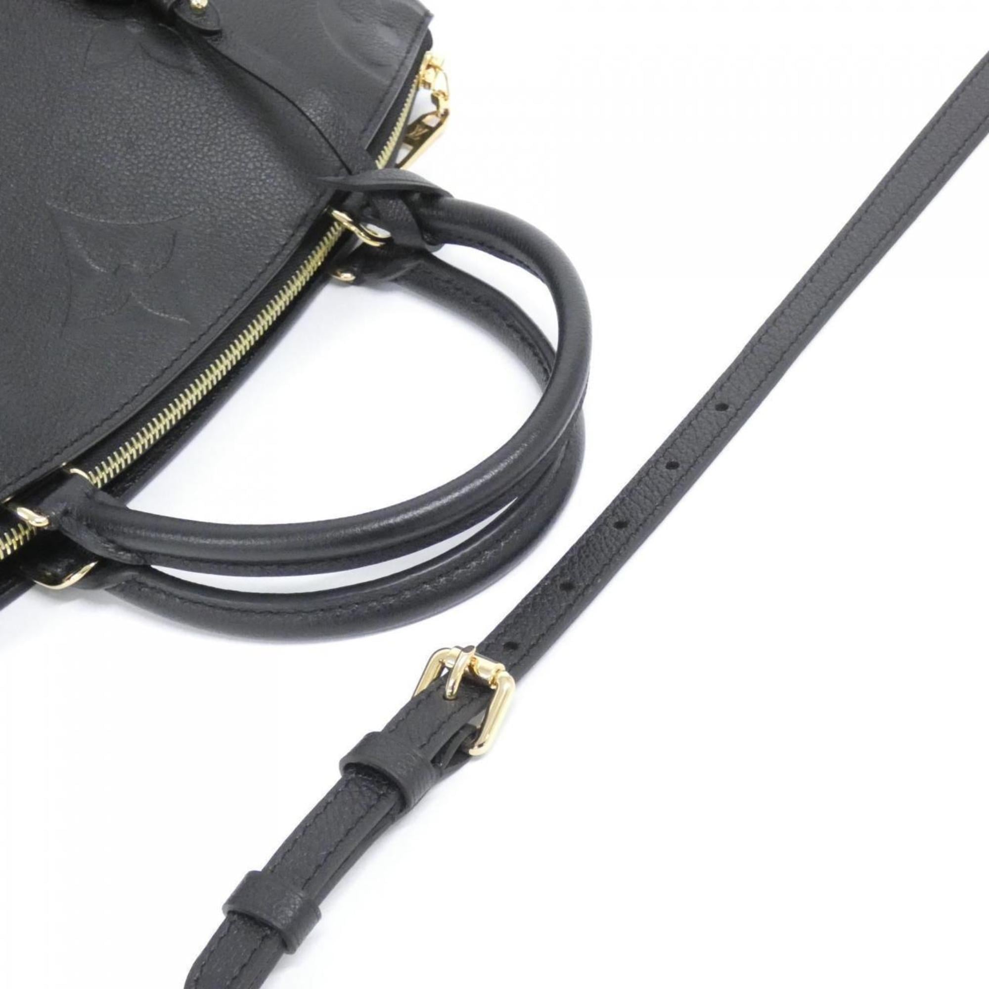 Louis Vuitton Black Leather Handbag