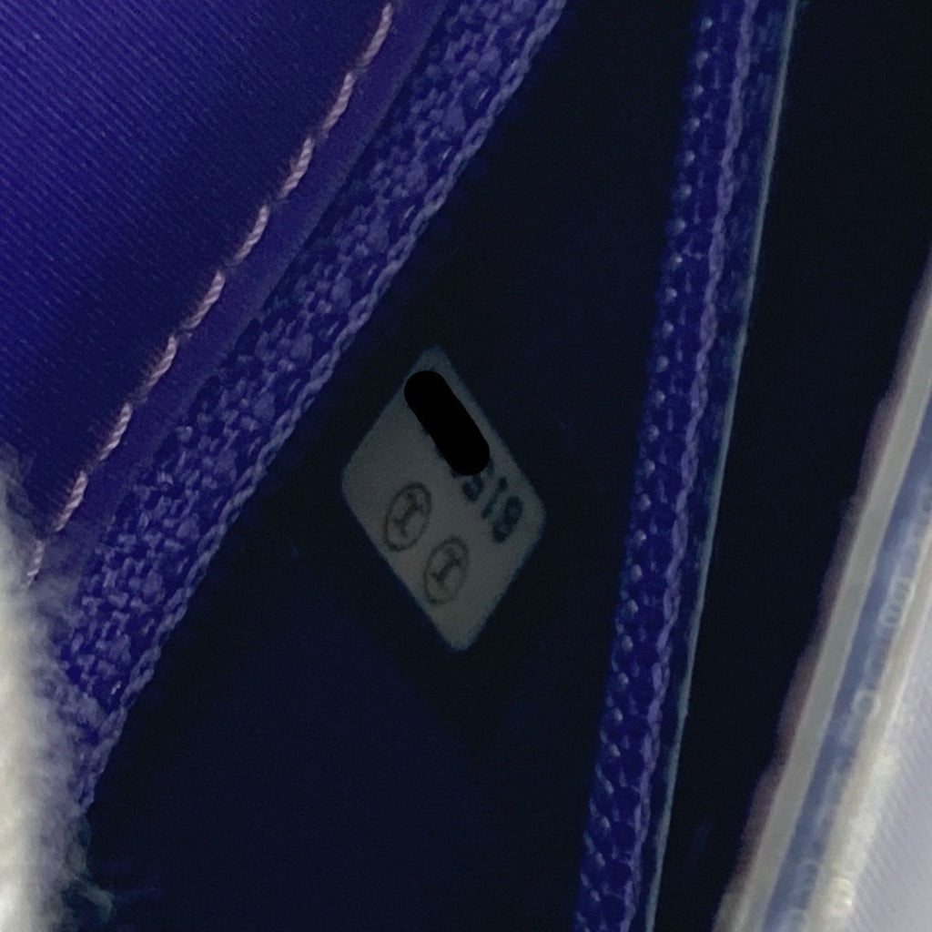 Chanel Purple Vinyl Shoulder Bag