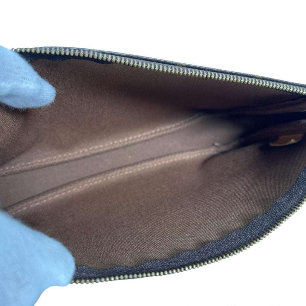 Louis Vuitton Brown Monogram Canvas Pochette Pouch