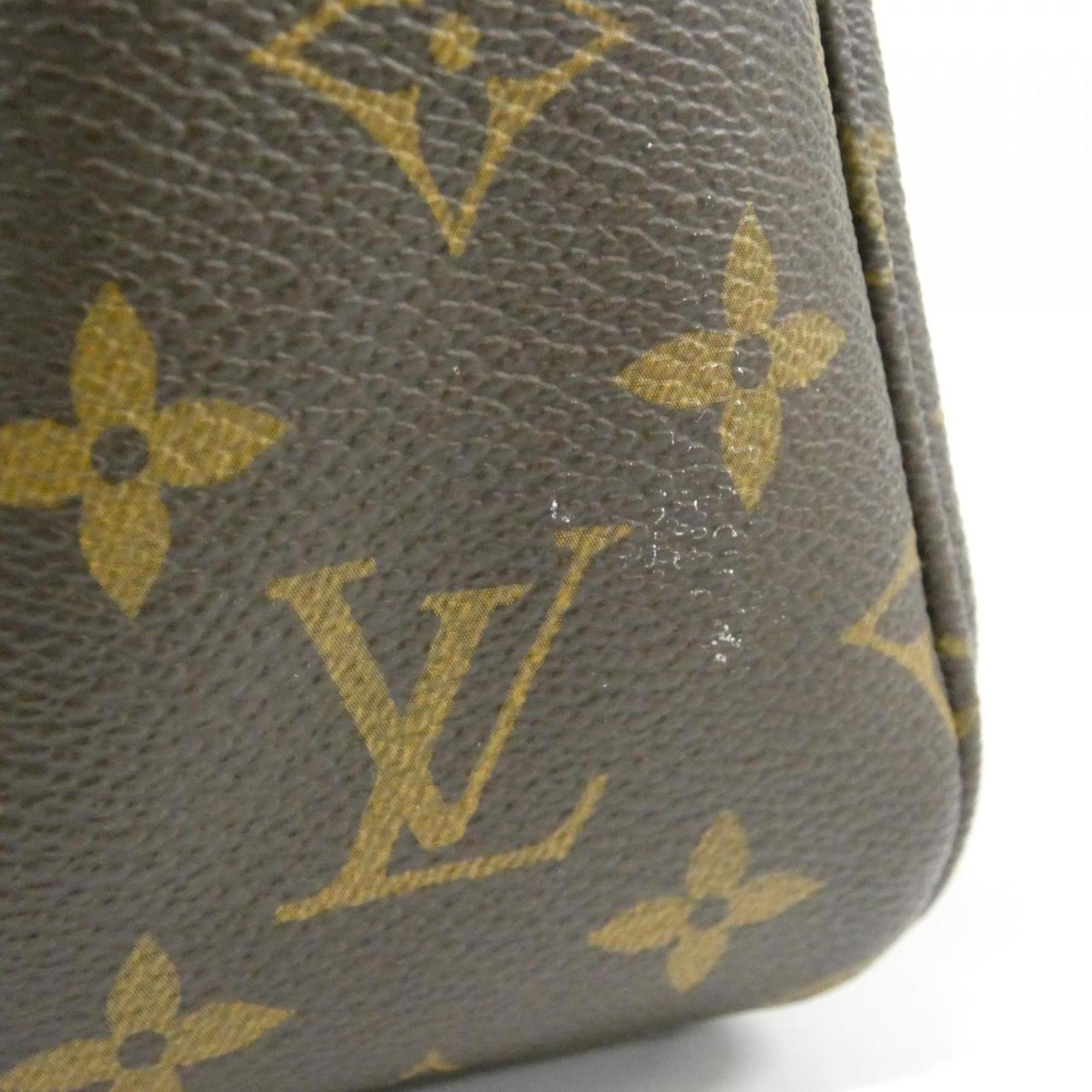 Louis Vuitton Brown Coated Canvas Handbag