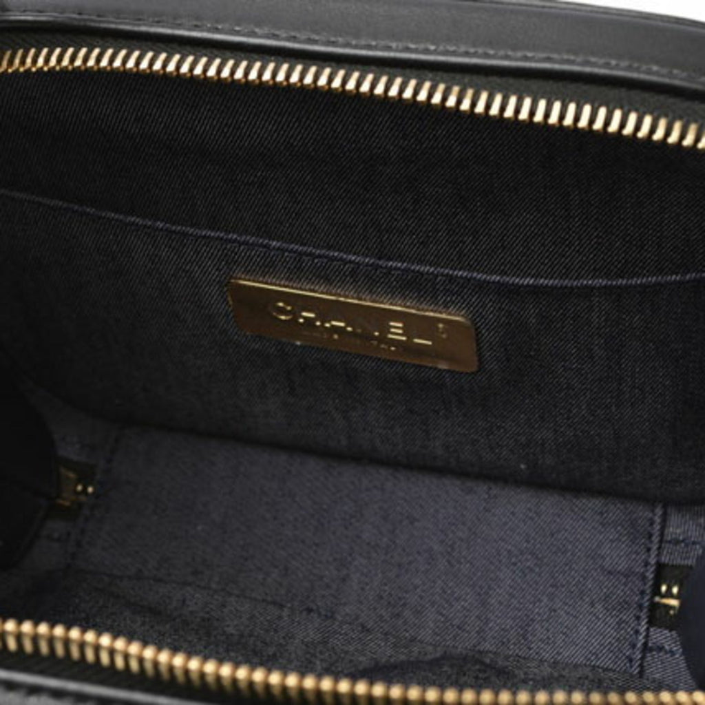 Chanel Black Leather Shoulder Bag