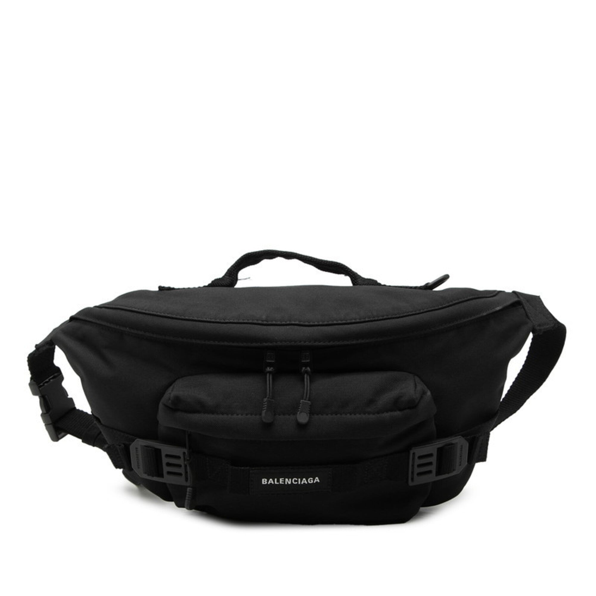 Balenciaga Black Polyester Polyamide Basket Sling