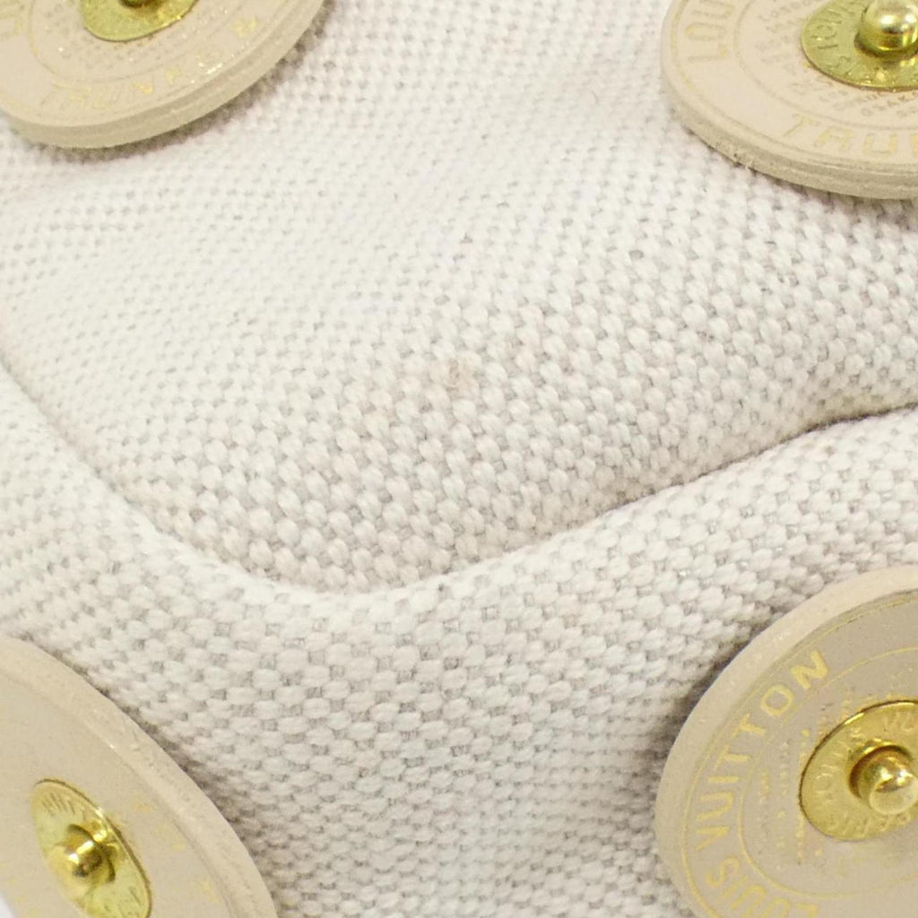 Louis Vuitton Lv Off White Canvas Handbag