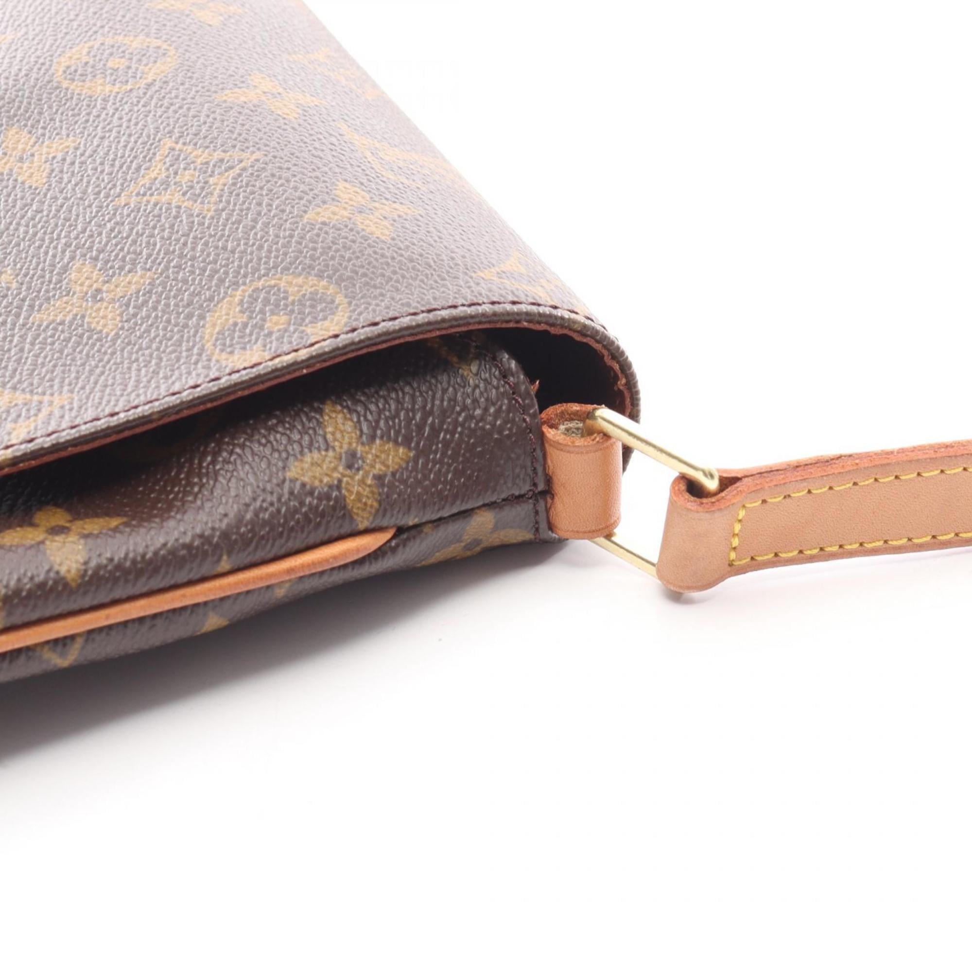 Louis Vuitton Brown Coated Canvas Pvc Monogram Leather Shoulder Bag