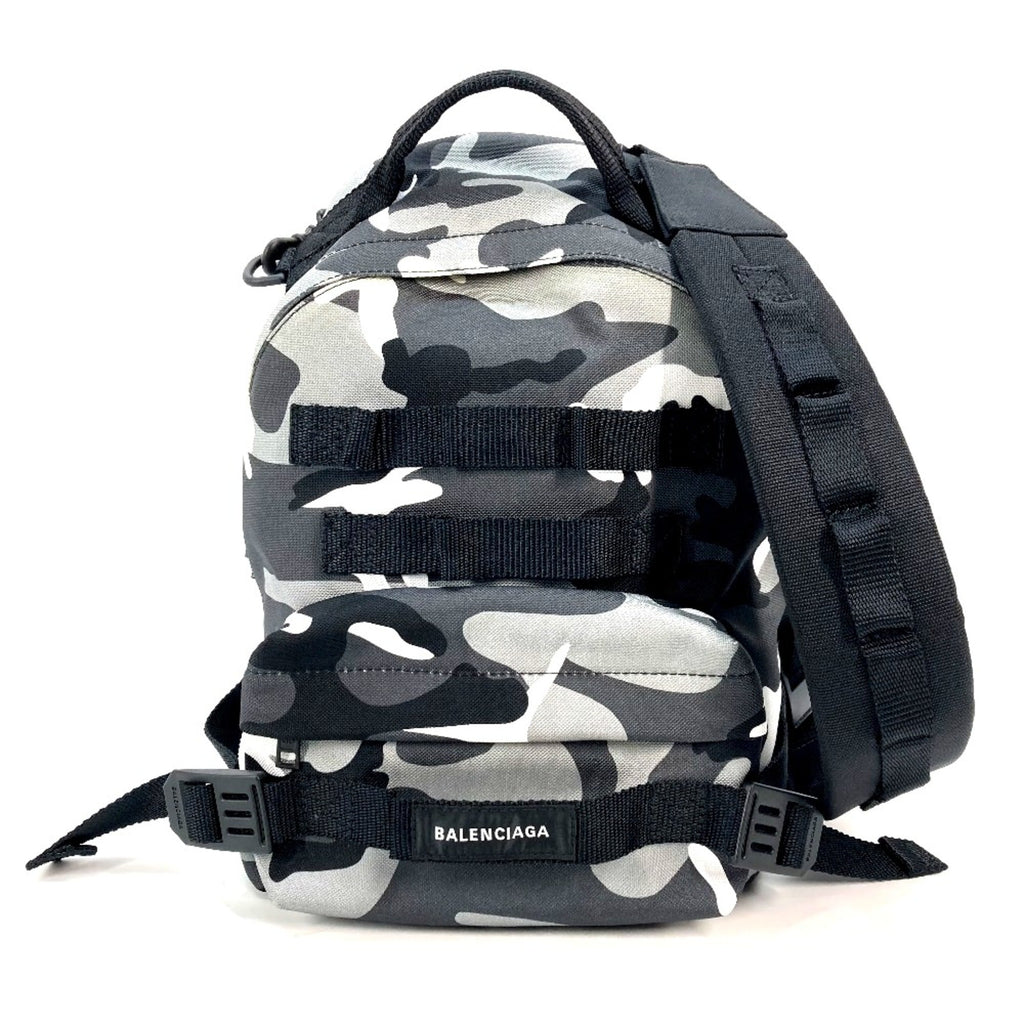 Balenciaga Gray Cloth Backpack