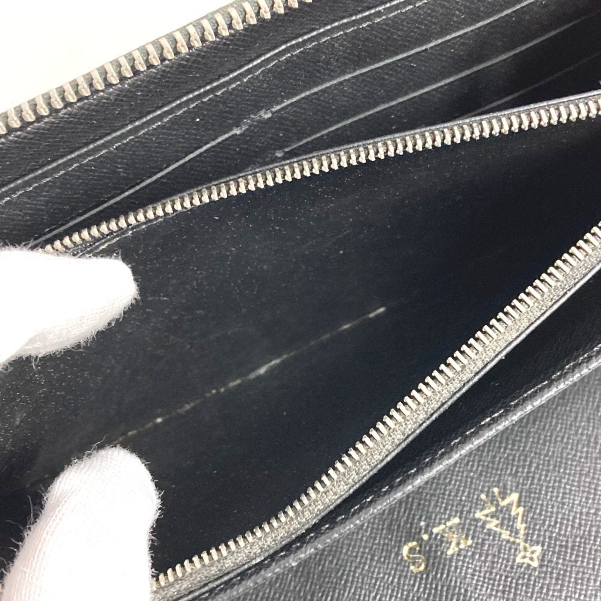 Louis Vuitton Black Multi-Color Damier Graphite Long Wallet