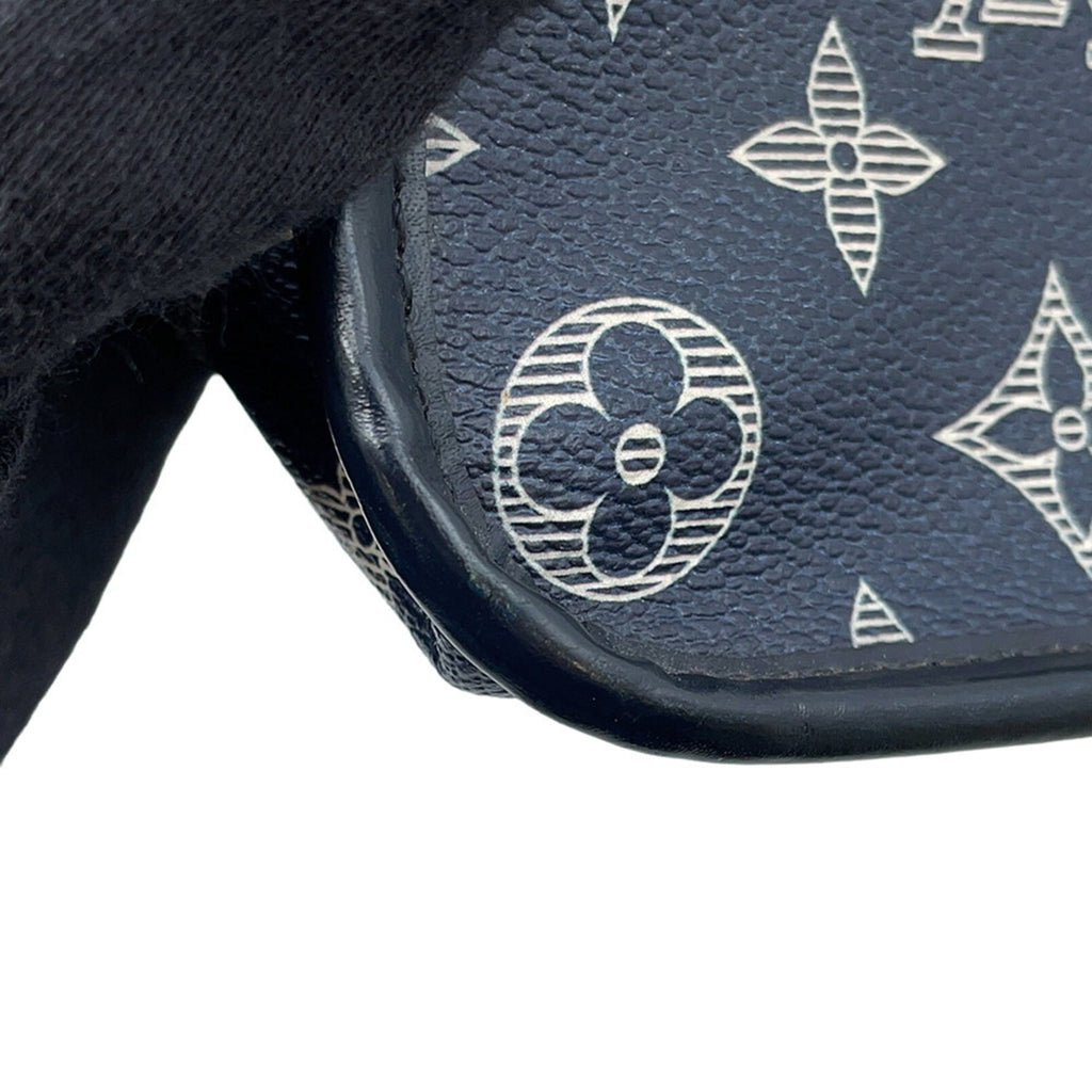 Louis Vuitton Monogram Savane Navy Handbag Shoulder Bag
