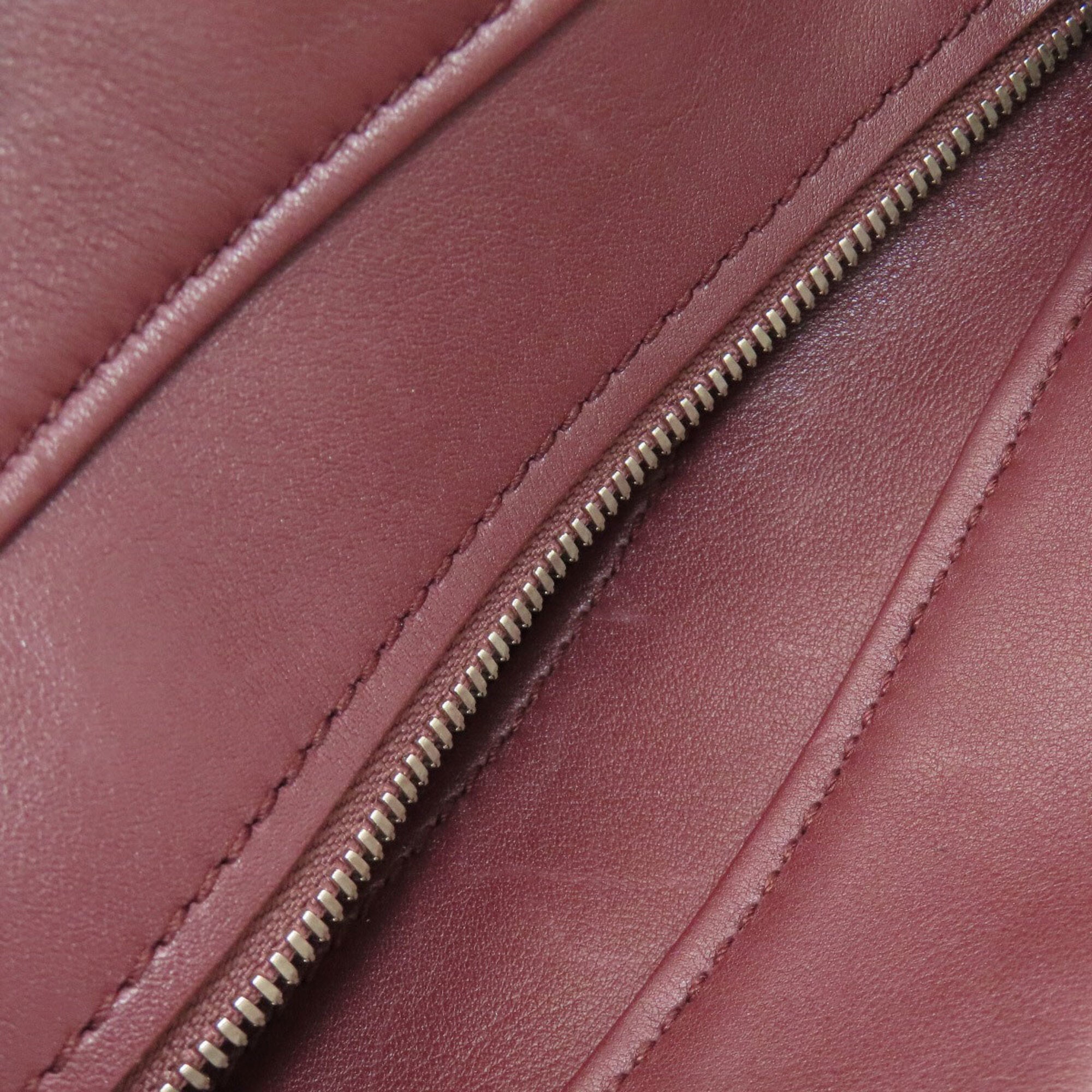Balenciaga Bordeaux Leather Hand