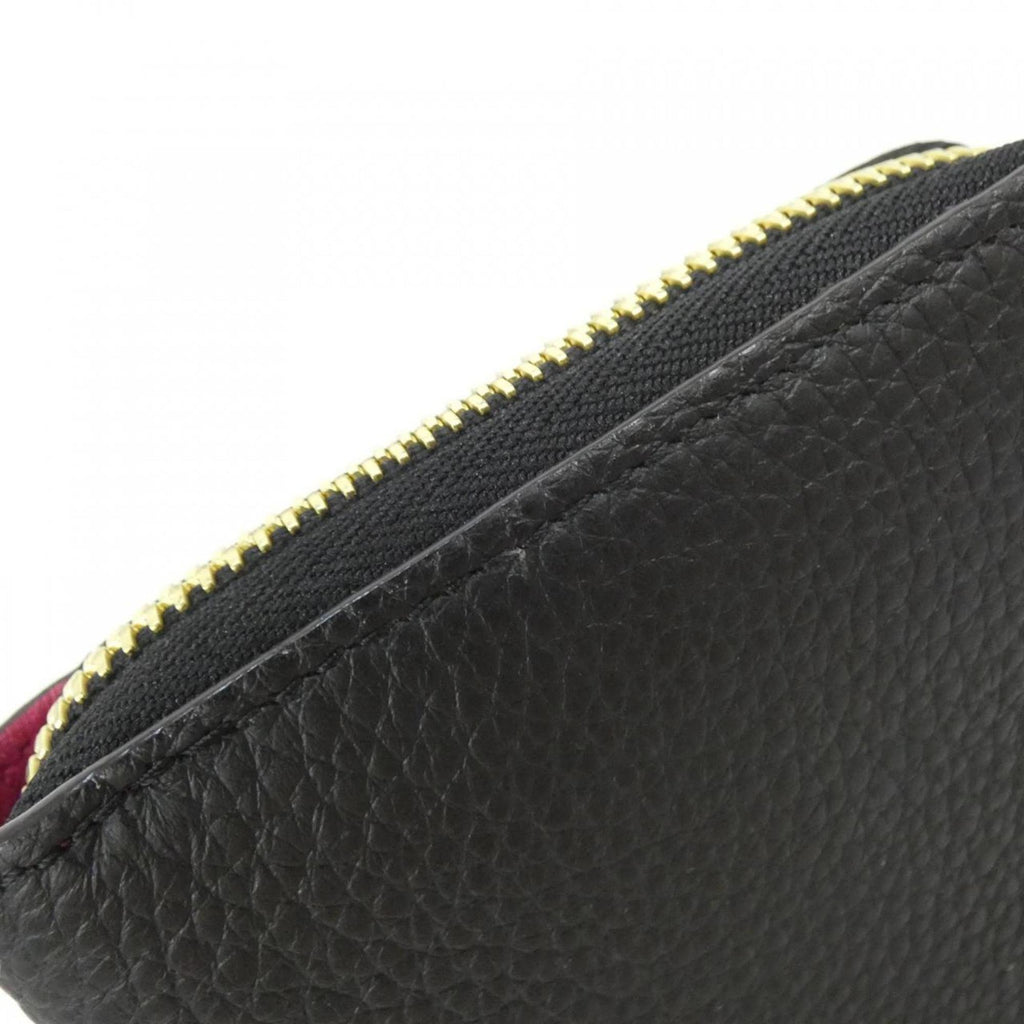 Louis Vuitton Black Leather Long Wallet