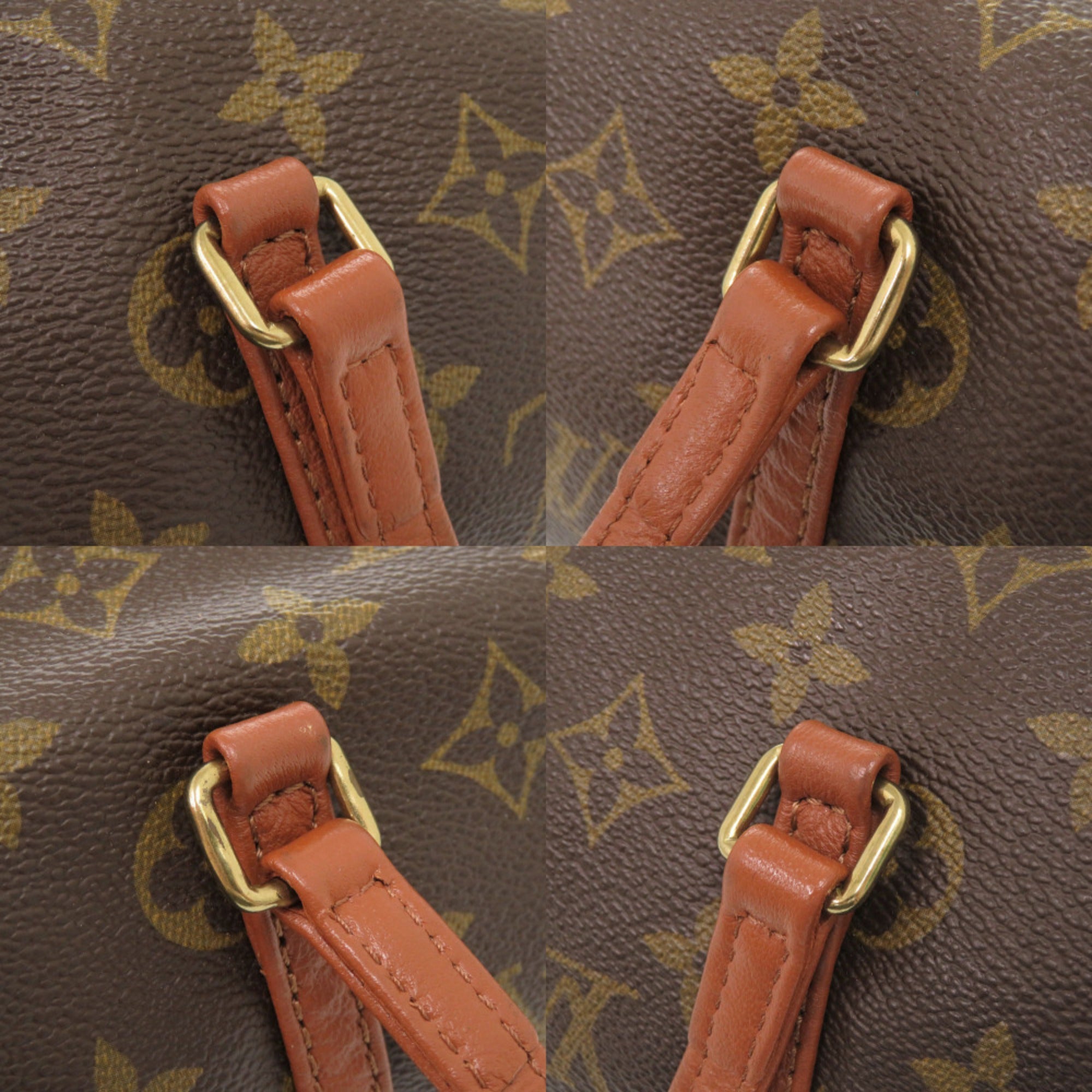 Louis Vuitton Brown Monogram Canvas Handbag