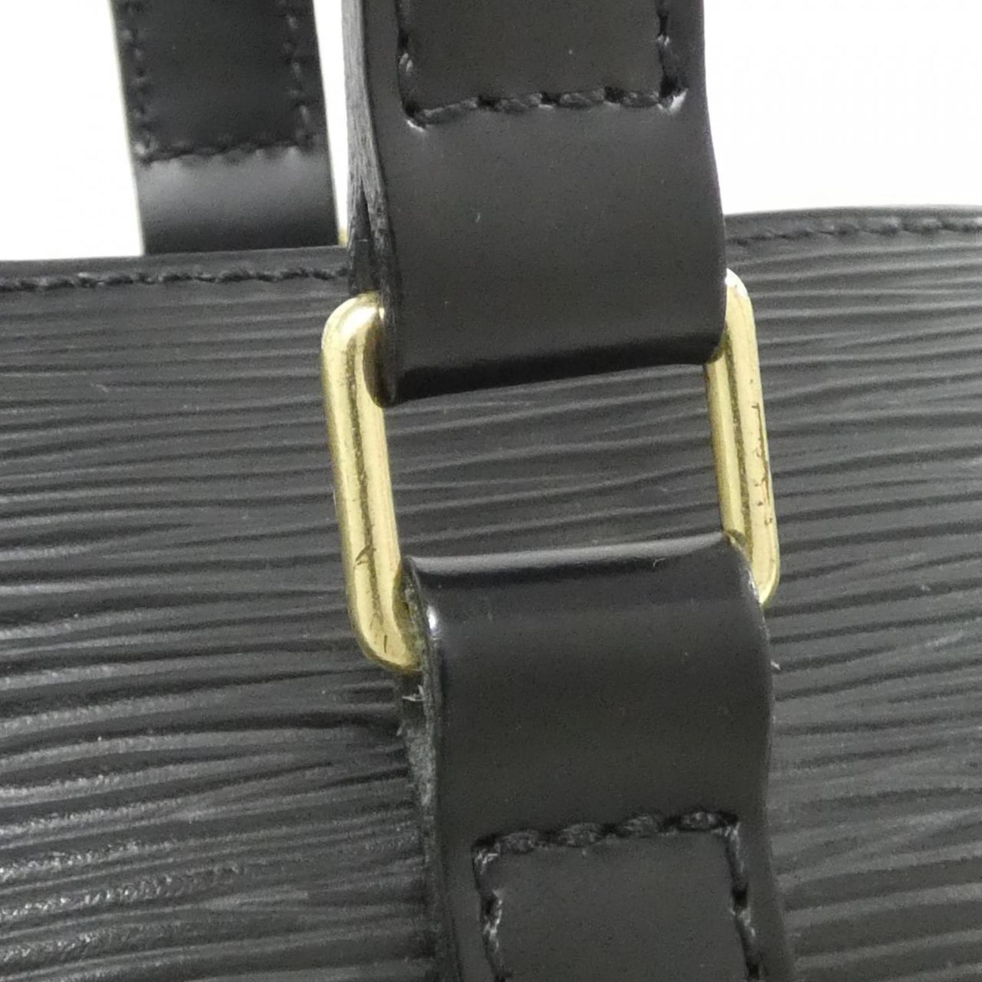 Louis Vuitton Black Leather Handbag Pouch