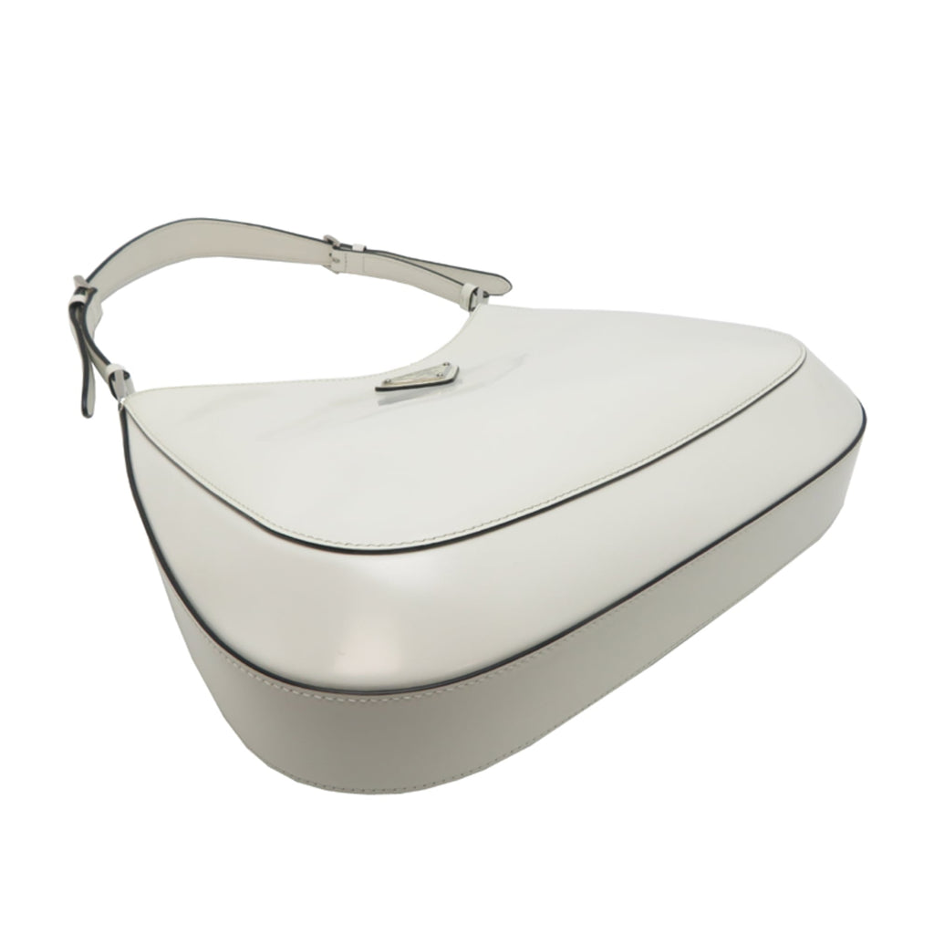 Prada White Leather Shoulder Bag