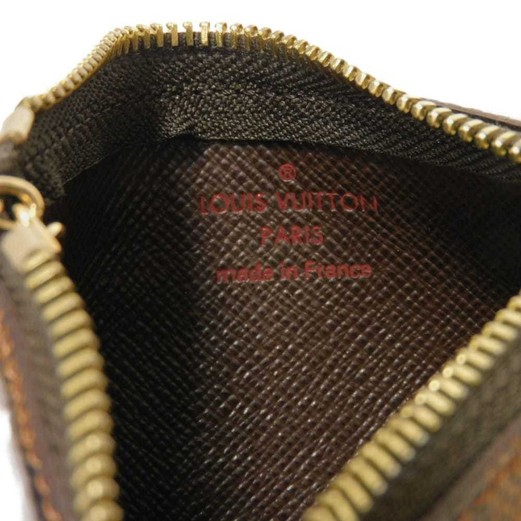 Louis Vuitton Brown Damier Canvas Ebene Damier Canvas Leather Coin Purse/Coin Case