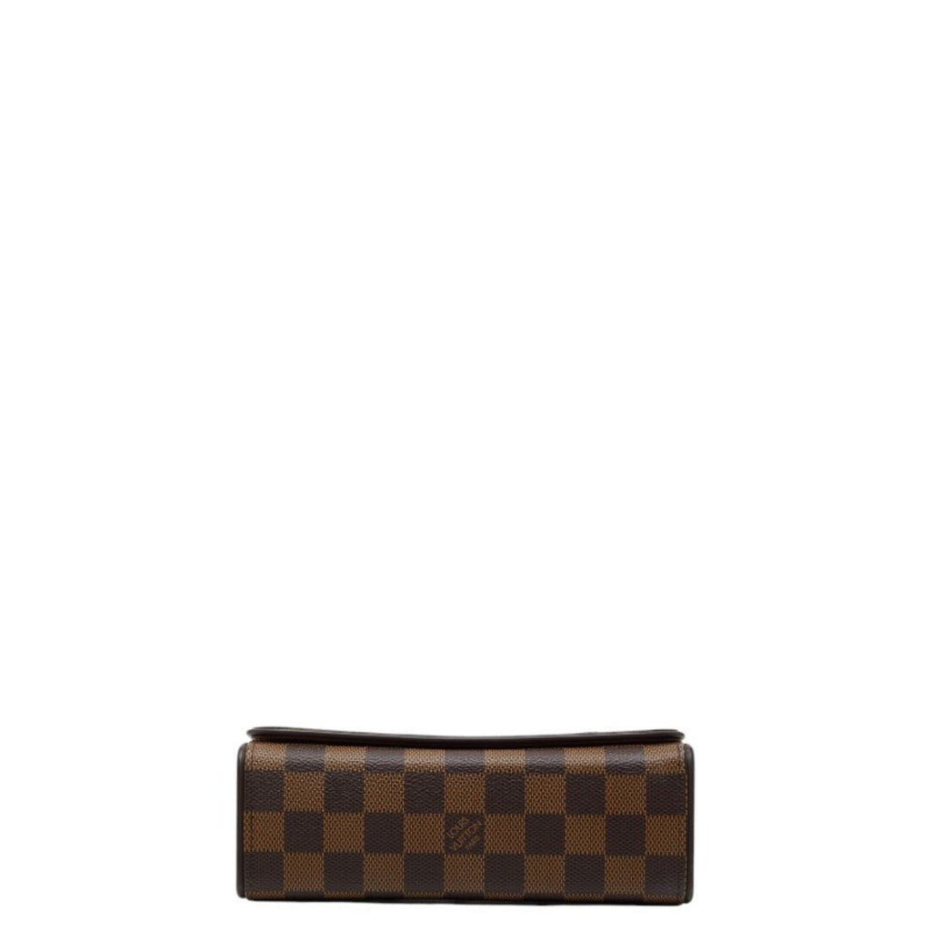 Louis Vuitton Brown Pvc Leather Shoulder Bag