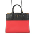 Louis Vuitton Noir Rouge Leather Handbag Shoulder Bag