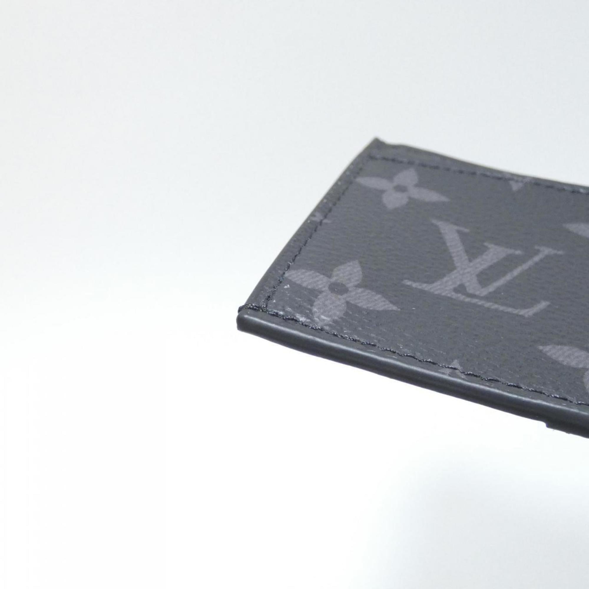 Louis Vuitton Monogram Eclipse Black Coated Canvas Coin Purse/Coin Case