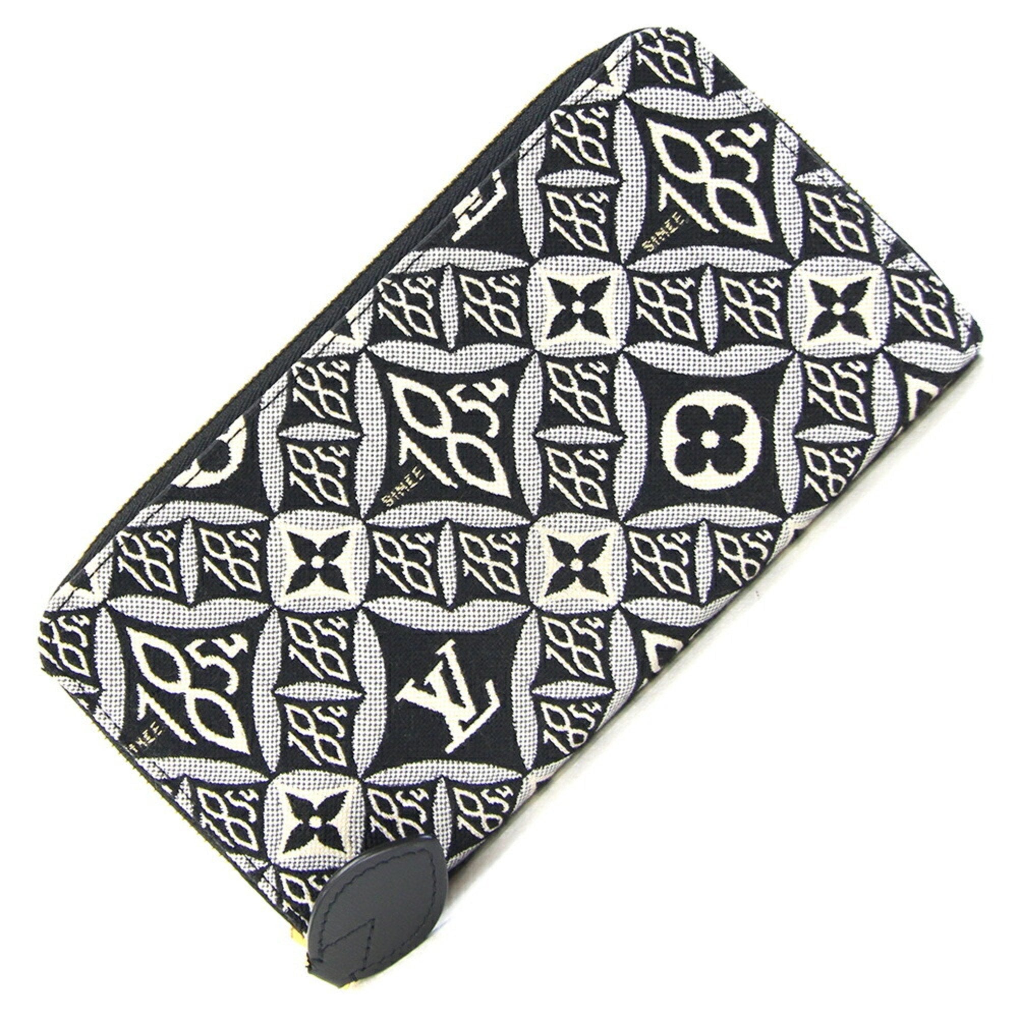 Louis Vuitton Gris Jacquard Chain/Shoulder Wallet