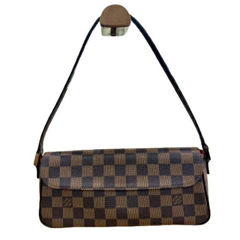 Louis Vuitton Damier Graphite Brown Leather Handbag