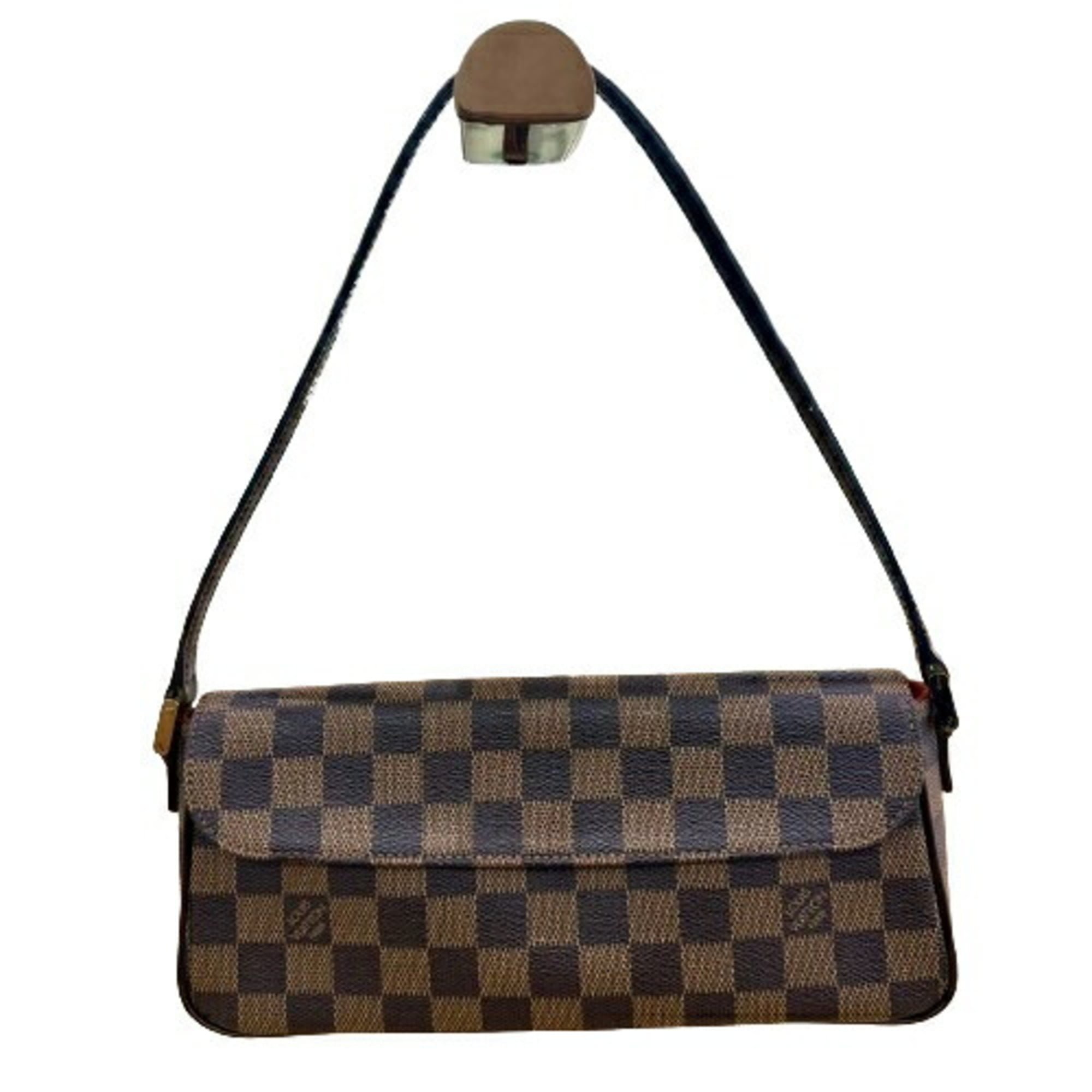 Louis Vuitton Damier Graphite Brown Leather Handbag