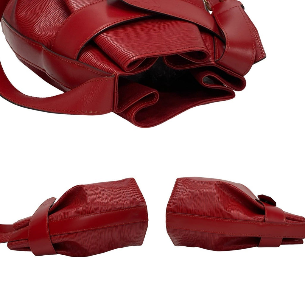 Louis Vuitton Red Color Epi Leather Shoulder Bag