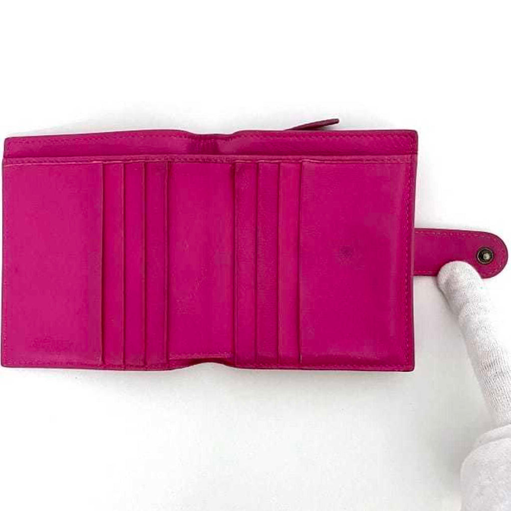 Bottega Veneta Pink Leather Wallet (Bi-Fold)