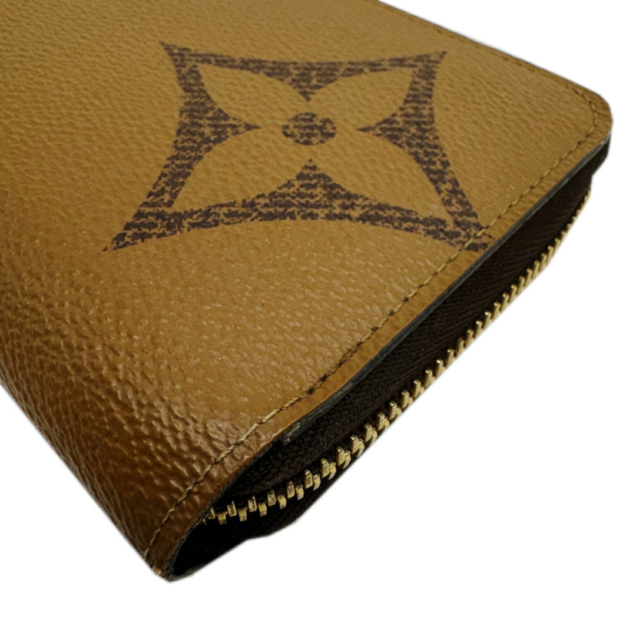 Louis Vuitton Monogram Brown Monogram Reverse Long Bill Wallet