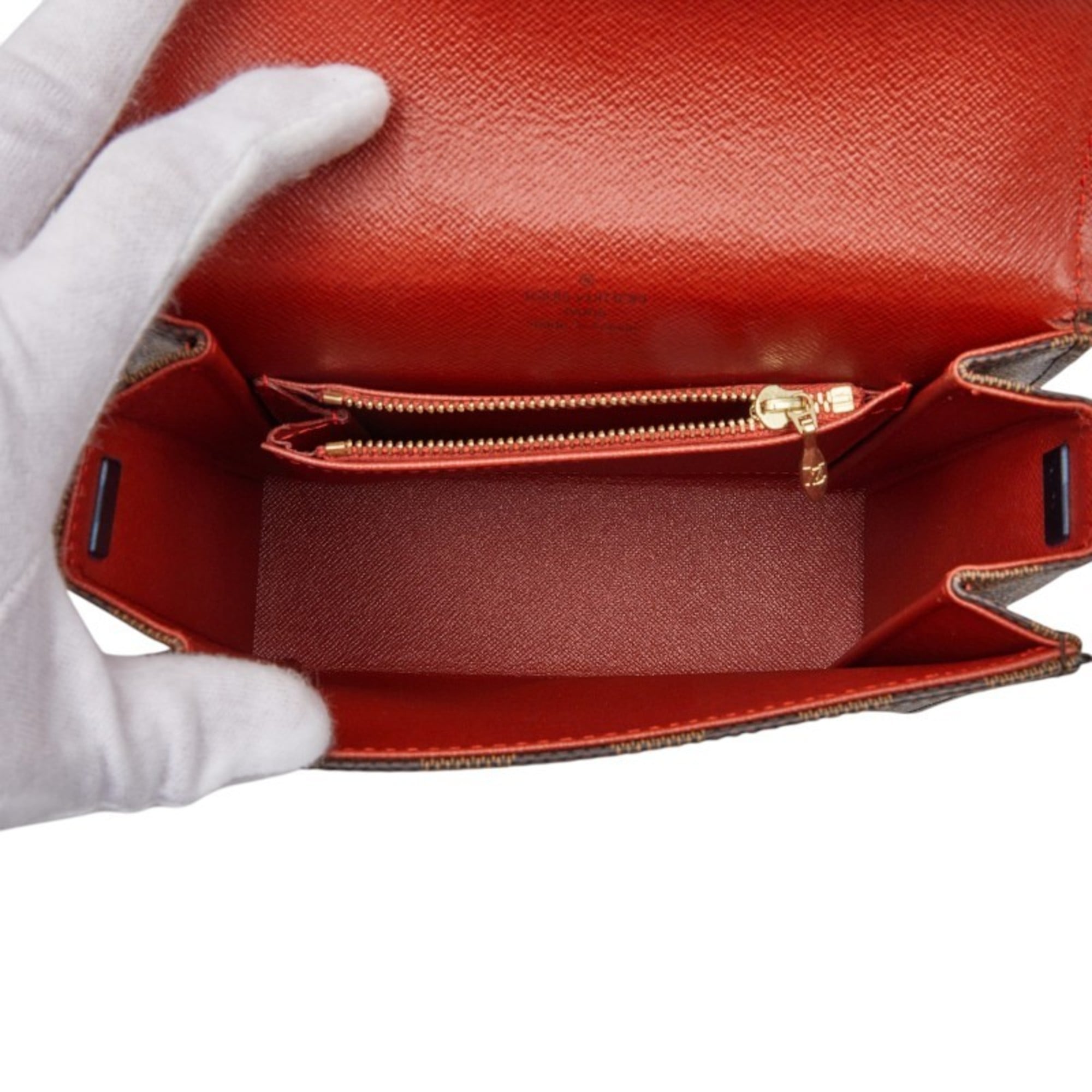 Louis Vuitton Brown Pvc Leather Shoulder Bag