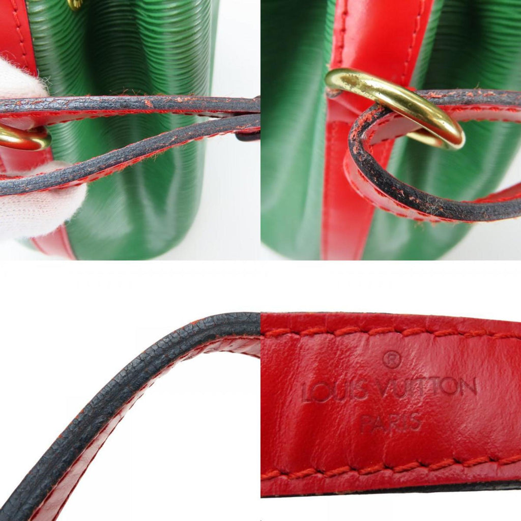 Louis Vuitton Epi Green Red Color Epi Leather Shoulder Bag