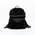 Balenciaga Black Leather Suede Backpack
