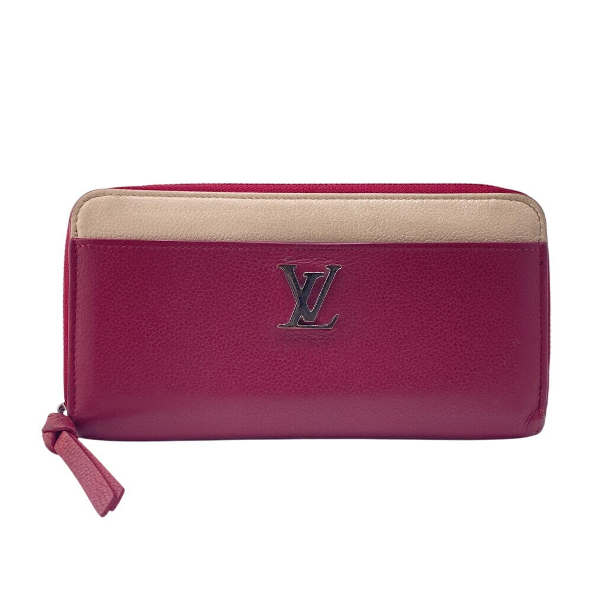 Louis Vuitton Wine Leather Long Wallet