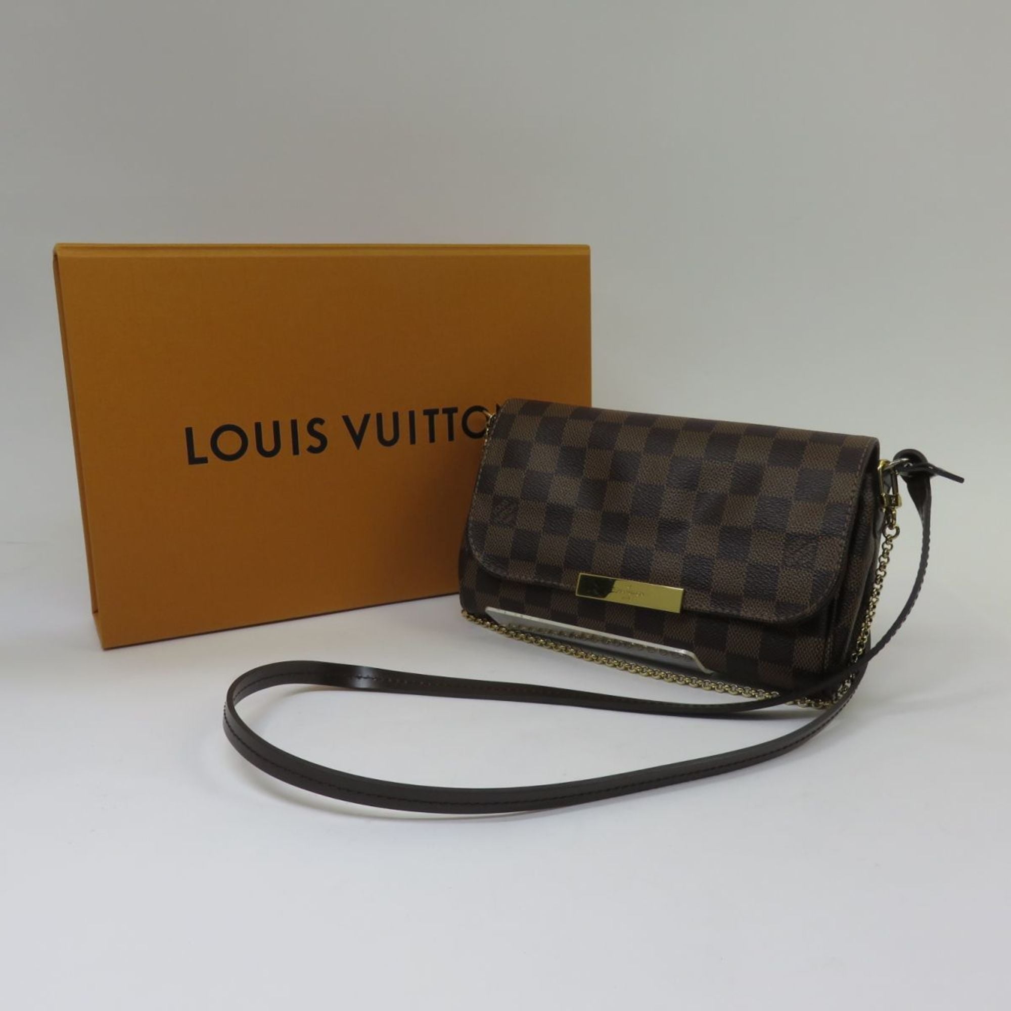Louis Vuitton Damier Damier Canvas Ebene Shoulder Bag