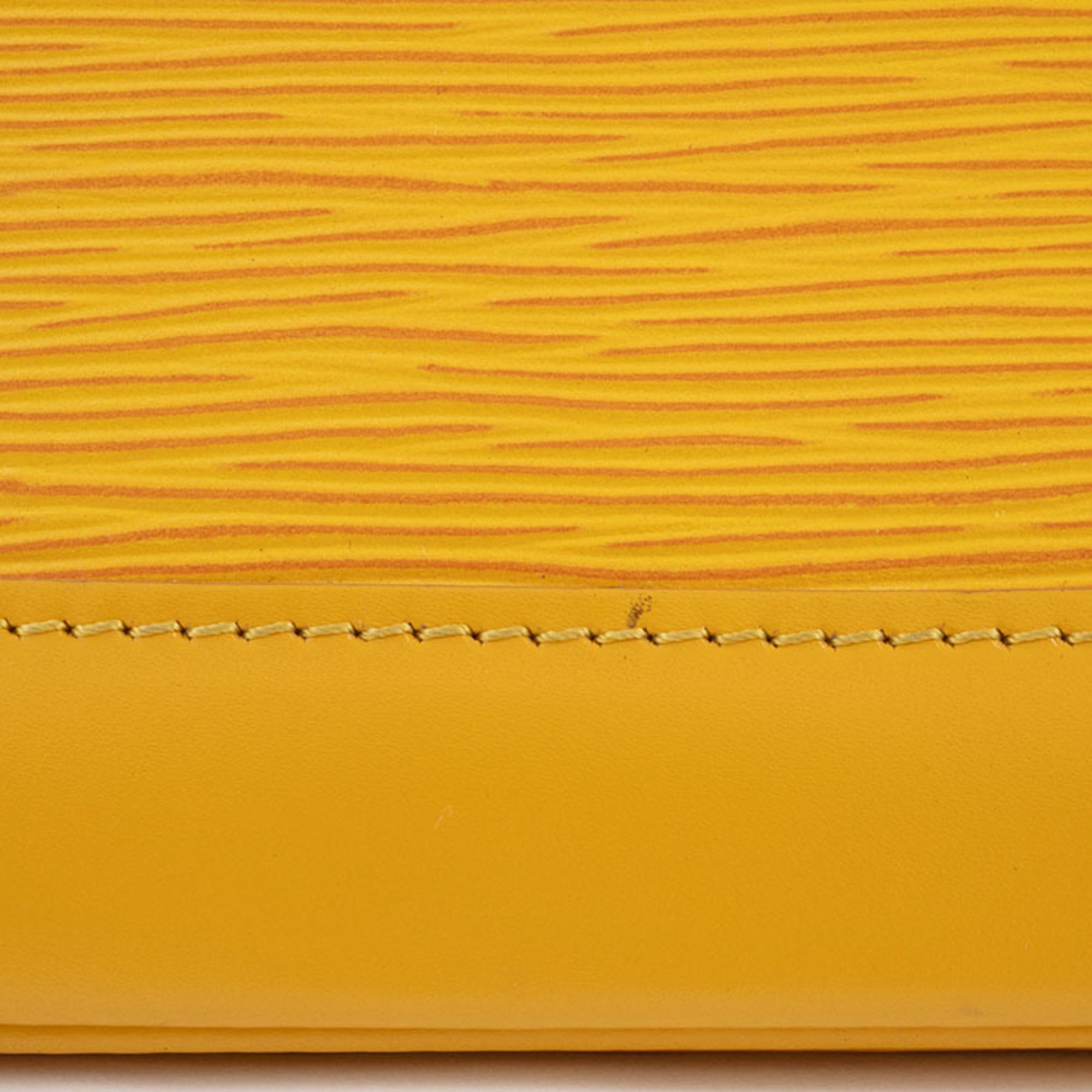 Louis Vuitton Yellow Epi Leather Handbag