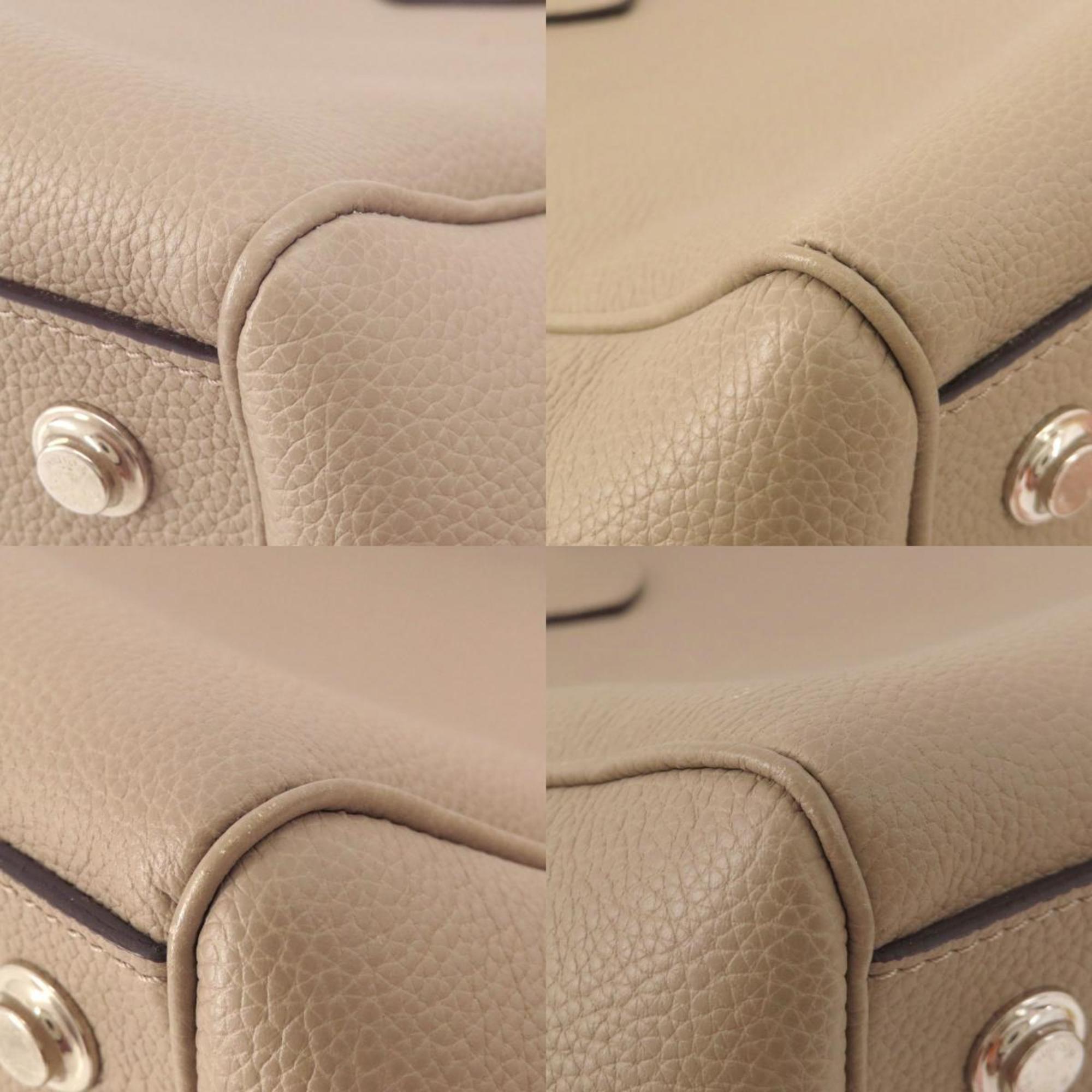 Louis Vuitton Brown Leather Handbag