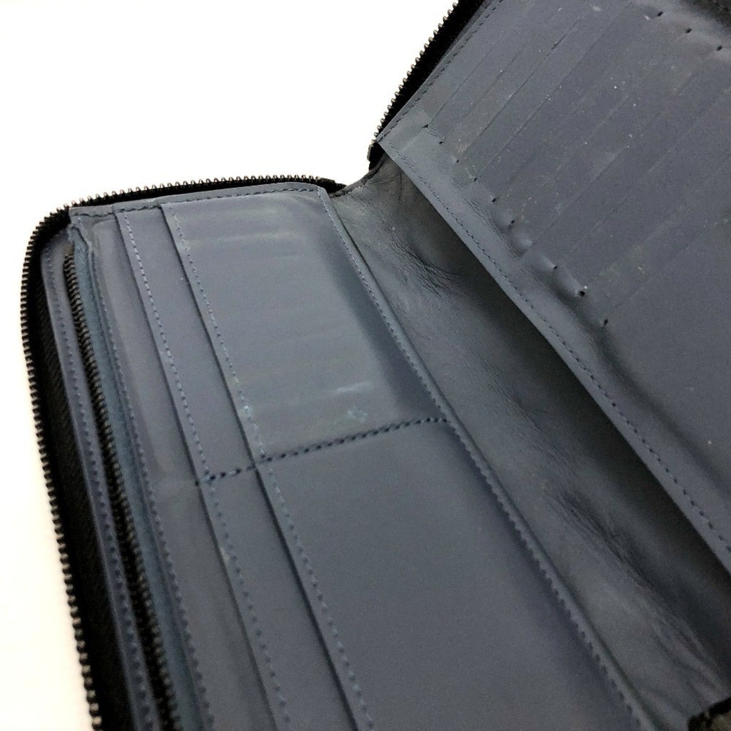 Louis Vuitton Monogram Shadow Galle Navy Monogram Shadow Long Wallet