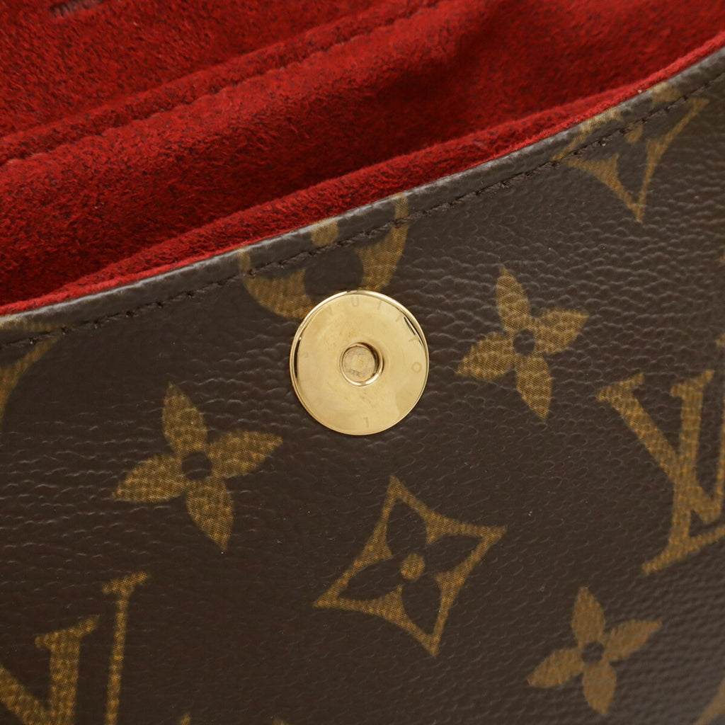 Louis Vuitton Black Brown Monogram Monogram Handbag