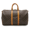 Louis Vuitton Brown Pvc Boston Bag Handbag