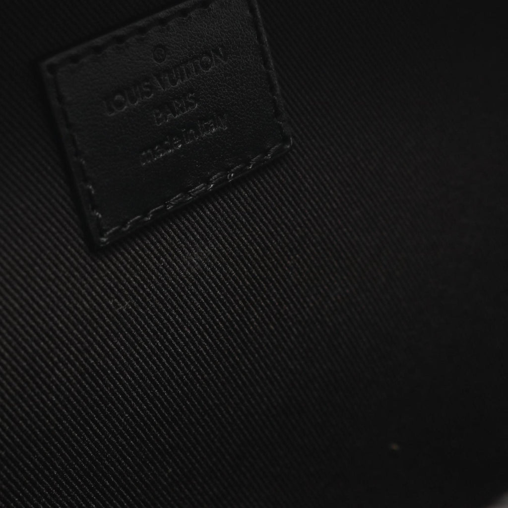Louis Vuitton Black Leather Shoulder Bag