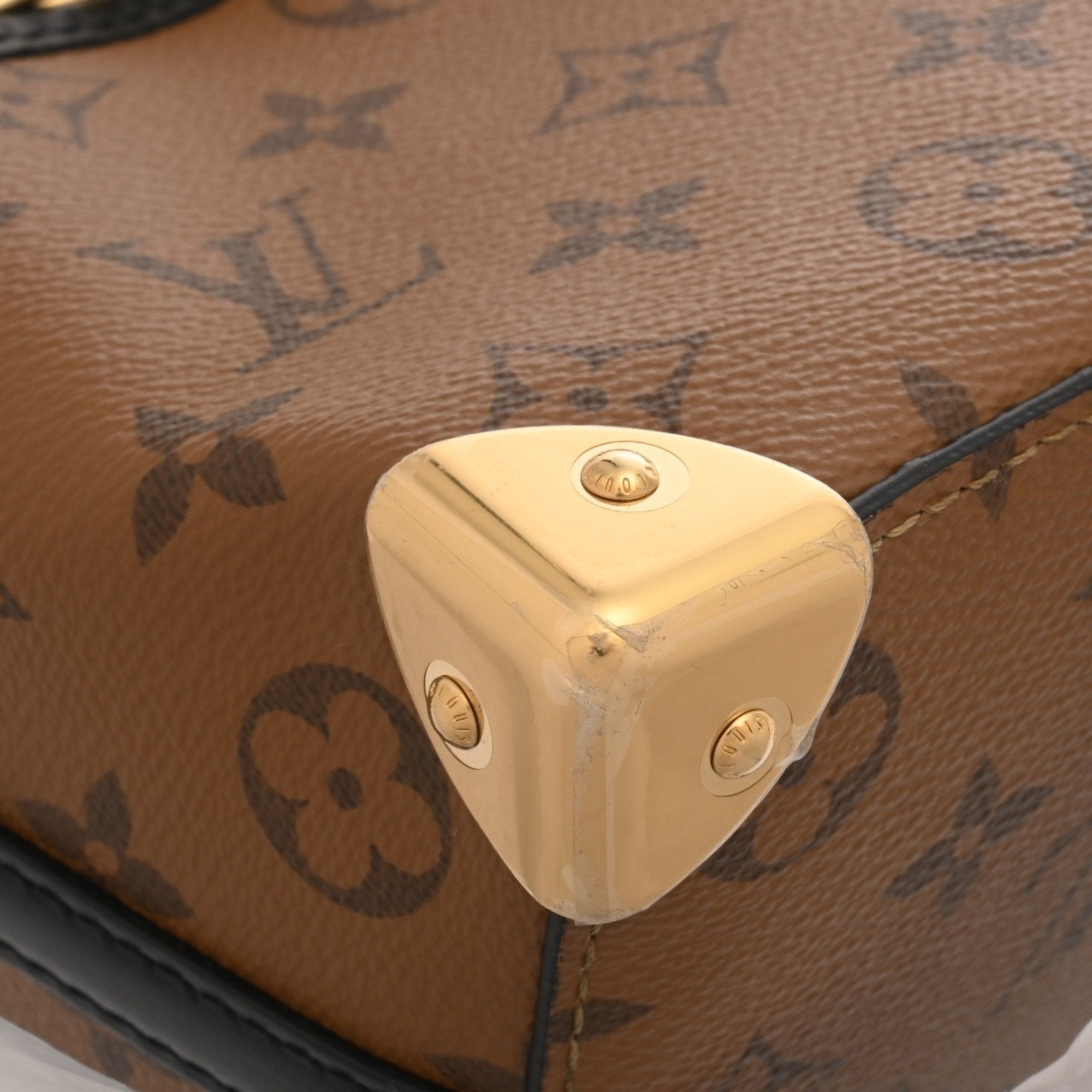 Louis Vuitton Brown Monogram Canvas Shoulder Bag