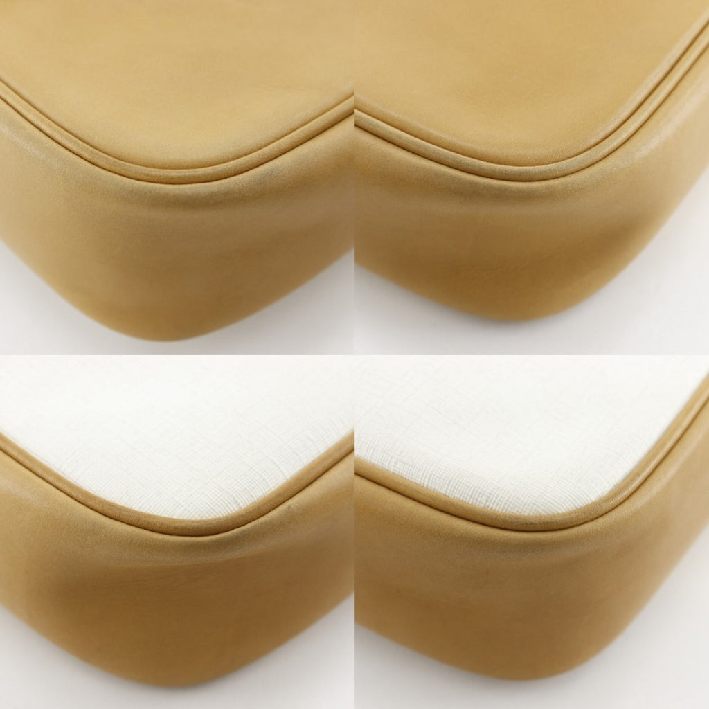 Gucci Beige Leather Shoulder Bag (Pre-Owned)