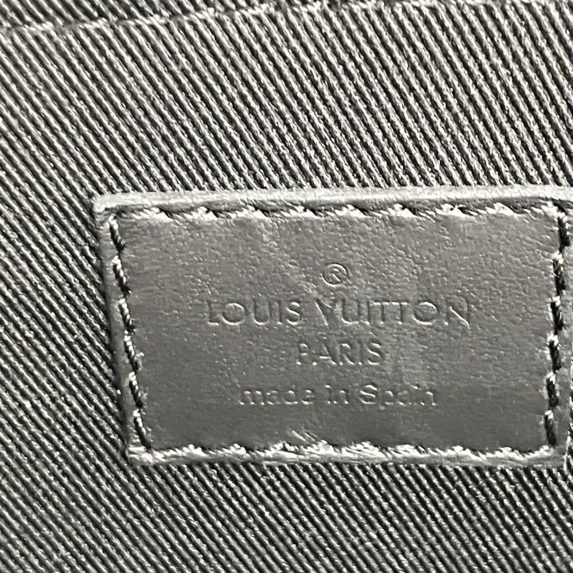 Louis Vuitton Black Leather Sling Bag